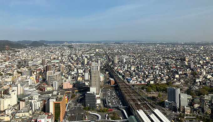 岐阜シティタワー43からの景色｜岐阜の街並みを一望できる岐阜で一番高い建物！